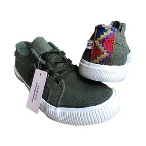 NWT Tommy Bahama Olive Green Slip on Sneaker